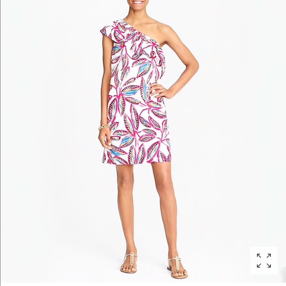 J.Crew One Shoulder Dress 👗 - Picture 2 of 5